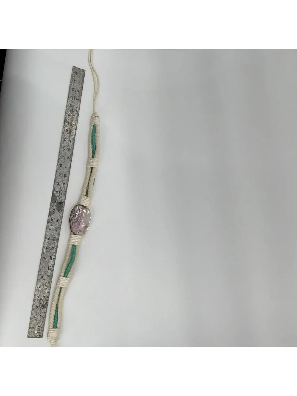 Abalone Shell Woven Rope Handmade Belt Coastal Mermaid Accessory